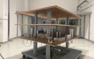 Mock-up for hydrogen releases in the wind tunnel